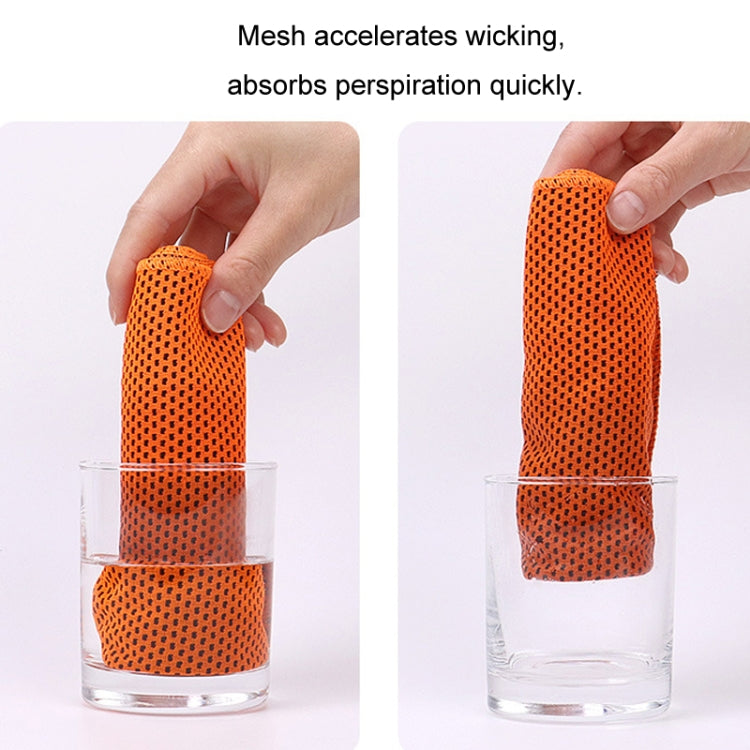 Sports Towel Set Travel Portable Quick Dry Cold Feeling Towel With Silicone Sleeve Storage Bag, Size: 30x80cm(Orange) - Sports Towels by PMC TechLife | Online Shopping South Africa | PMC TechLife | Buy Now Pay Later Mobicred