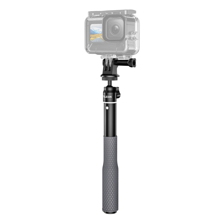 TELESIN WSS-001 65.4cm Aluminum Alloy Waterproof Ball Head Selfie Stick Diving Shooting Sports Camera Extension Stick - Extendable Pole by TELESIN | Online Shopping South Africa | PMC TechLife | Buy Now Pay Later Mobicred