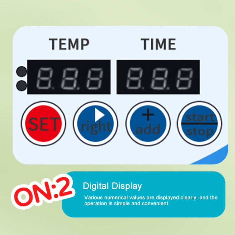 1200W  Commercial Waffle Maker Stainless Steel Rotatable Waffle Machine EU Plug - free shipping - PMC TechLife - Order now!