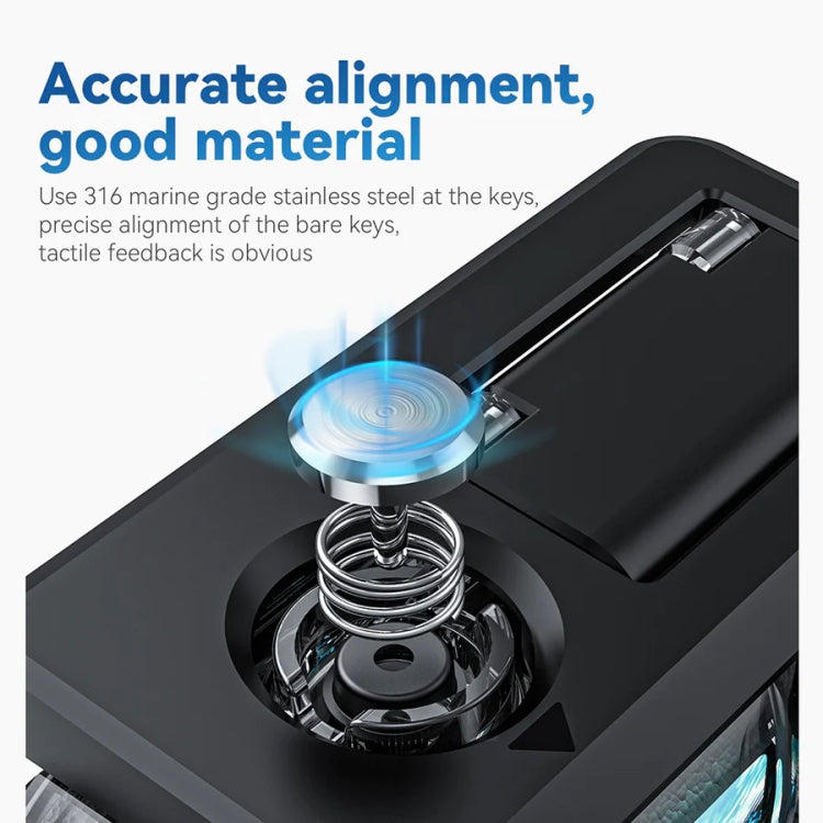 For DJI Osmo Action 3 / 4 TELESIN OA-WTP-003 45m Waterproof Shell Sealed Diving Case - Case & Bags by TELESIN | Online Shopping South Africa | PMC TechLife | Buy Now Pay Later Mobicred