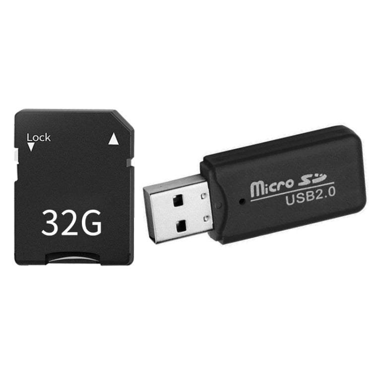 CCD Digital Camera Memory Card + Card Reader(32G) -  by PMC TechLife | Online Shopping South Africa | PMC TechLife | Buy Now Pay Later Mobicred