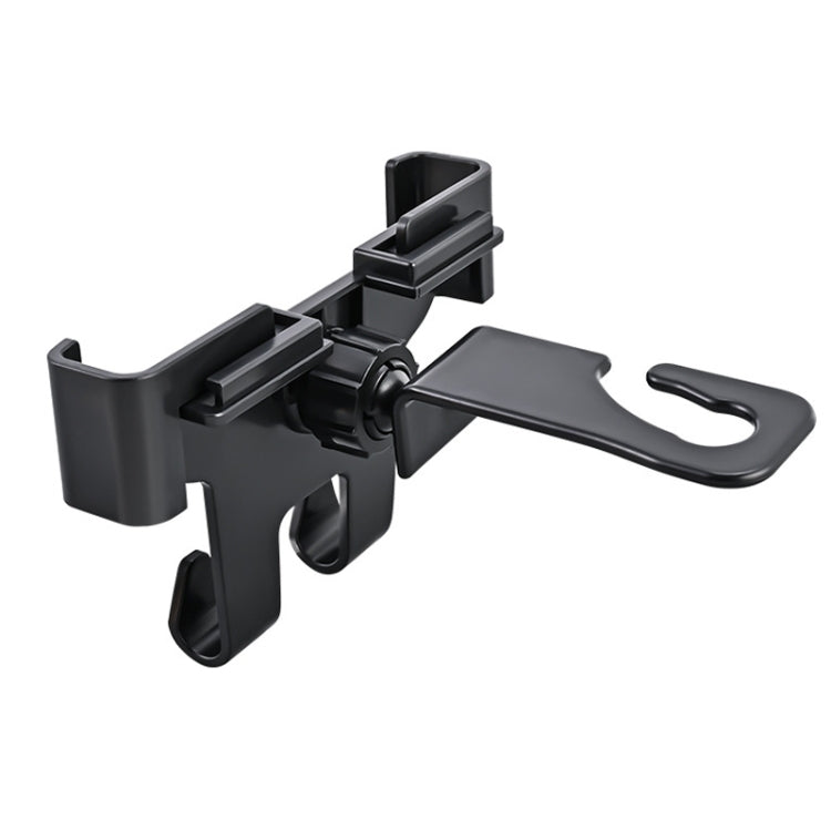 Car Multifunctional Mobile Phone Holder Rear Headrest Storage Hook(Black) - Auto Fastener & Clips by PMC TechLife | Online Shopping South Africa | PMC TechLife | Buy Now Pay Later Mobicred