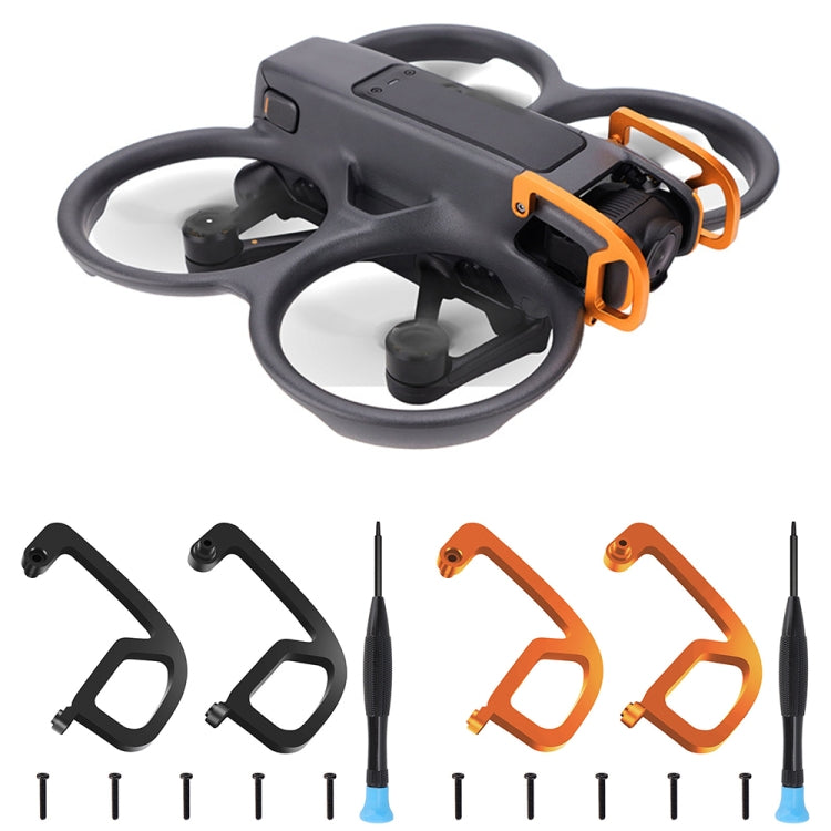 For DJI Avata 2 CQT Aluminum Alloy Drone Gimbal Lens Anti-collision Bumper(Black) - free shipping - PMC TechLife - Order now!