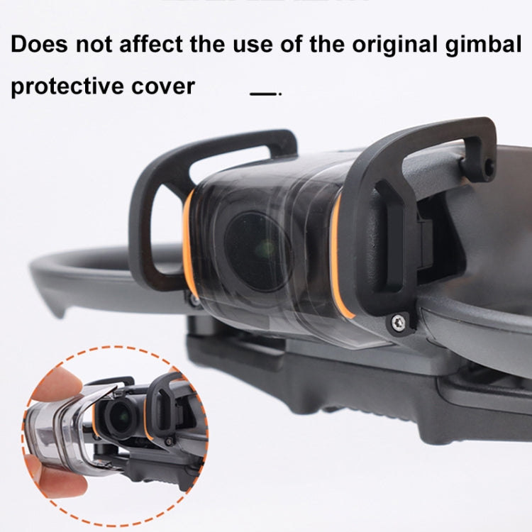 For DJI Avata 2 CQT Aluminum Alloy Drone Gimbal Lens Anti-collision Bumper(Black) - free shipping - PMC TechLife - Order now!