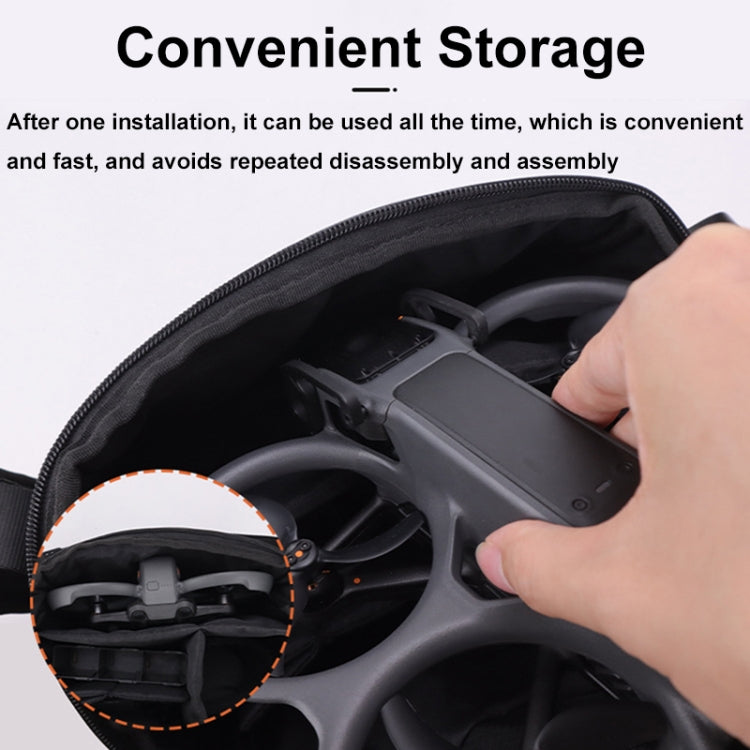 For DJI Avata 2 CQT Aluminum Alloy Drone Gimbal Lens Anti-collision Bumper(Black) - free shipping - PMC TechLife - Order now!