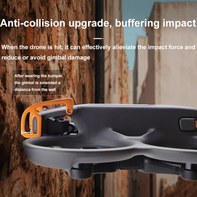 For DJI Avata 2 CQT Aluminum Alloy Drone Gimbal Lens Anti-collision Bumper(Orange) - Other by CQT | Online Shopping South Africa | PMC TechLife | Buy Now Pay Later Mobicred