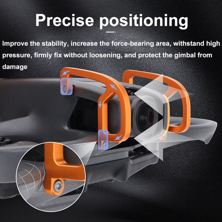 For DJI Avata 2 CQT Aluminum Alloy Drone Gimbal Lens Anti-collision Bumper(Black) - free shipping - PMC TechLife - Order now!