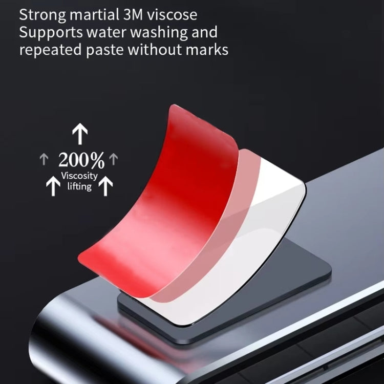 Metal Hidden Temporary Parking Number Plate Ornaments, Color: Dual Number Silver - Parking Card by PMC TechLife | Online Shopping South Africa | PMC TechLife | Buy Now Pay Later Mobicred