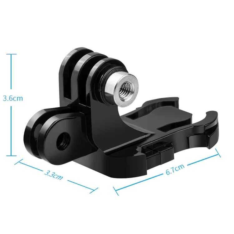 TELESIN GP-MTB-T02-BK Sports Camera Double Head J-Buckle Backpack Quick Release Conversion Accessory -  by TELESIN | Online Shopping South Africa | PMC TechLife | Buy Now Pay Later Mobicred