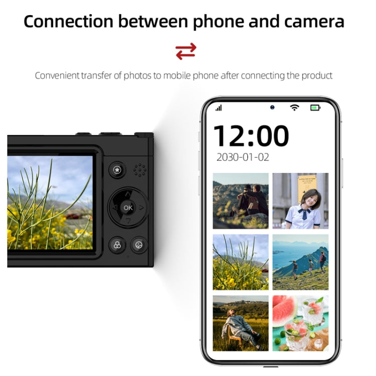 High-Definition CCD Digital Camera 64 Million WiFi Card Camera, Color: White - Video Cameras by PMC TechLife | Online Shopping South Africa | PMC TechLife | Buy Now Pay Later Mobicred