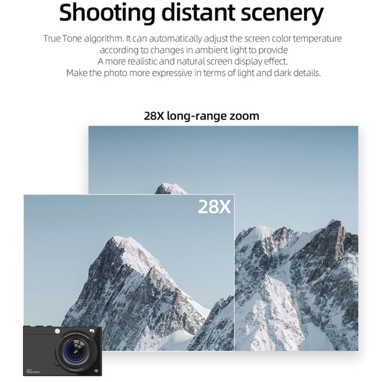 High-Definition CCD Digital Camera 64 Million WiFi Card Camera, Color: White + Microphone - Video Cameras by PMC TechLife | Online Shopping South Africa | PMC TechLife | Buy Now Pay Later Mobicred