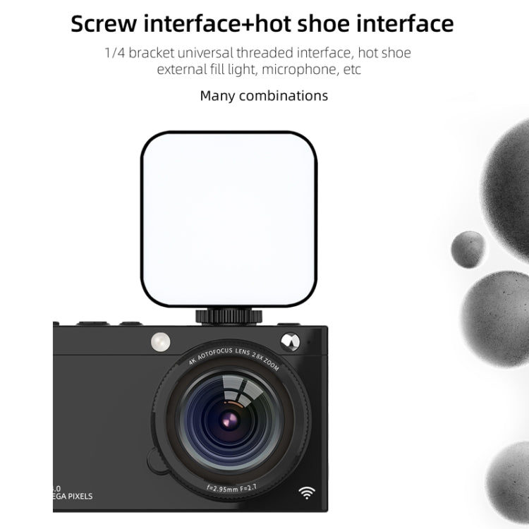 High-Definition CCD Digital Camera 64 Million WiFi Card Camera, Color: White + Fill Light - free shipping - PMC TechLife - Order now!