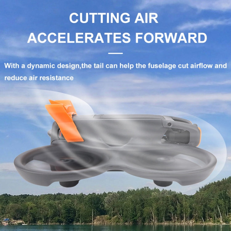For DJI Avata 2 CQT Adhesive Airflow Cutting Flight Tail for Drones(Orange) - Other by CQT | Online Shopping South Africa | PMC TechLife | Buy Now Pay Later Mobicred