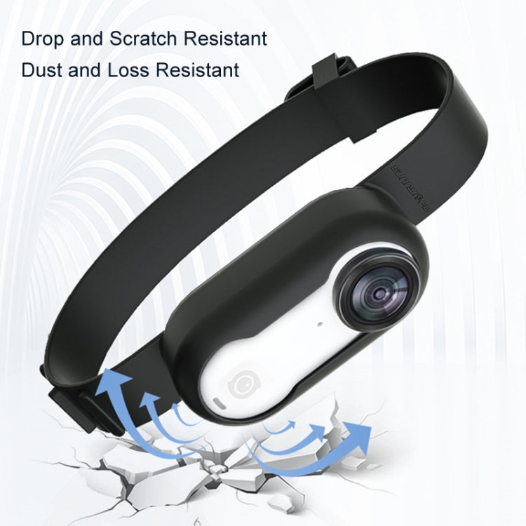 For Insta360 GO 3 / 3S Sunnylife IST-Q9335 Camera Silicone Case Wristband Bicycle Strap Expanding Accessories(Black) - free shipping - PMC TechLife - Order now!