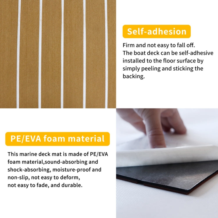 240x60x0.6cm Yacht RV Modification Imitation Teak Floor EVA Anti-slip Mat - Floor Mats by PMC TechLife | Online Shopping South Africa | PMC TechLife | Buy Now Pay Later Mobicred