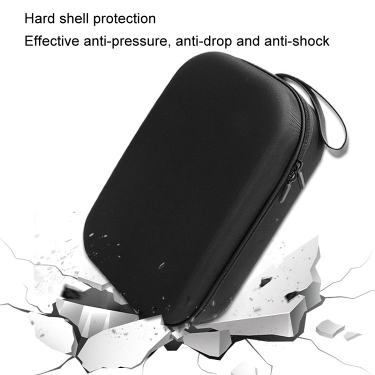 For Meta Quest 2 / 3 VR Glasses Integrated Storage Protective Case Portable Hard Bag(Black) - VR Accessories by PMC TechLife | Online Shopping South Africa | PMC TechLife | Buy Now Pay Later Mobicred
