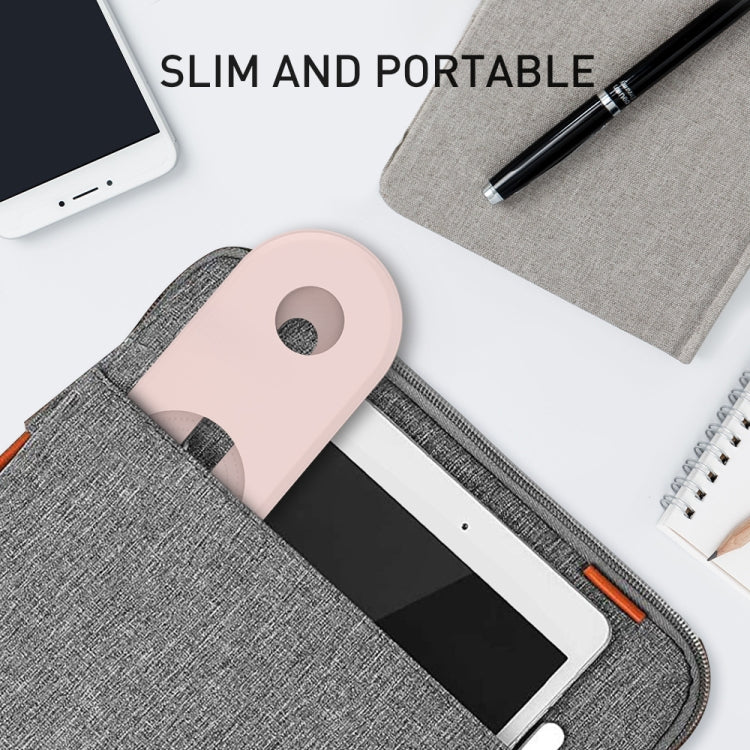 For Apple Watch / iPhone AhaStyle PT135 2 In 1 Silicone Wireless Charging Base(Grey) - Charger / Holder by AhaStyle | Online Shopping South Africa | PMC TechLife | Buy Now Pay Later Mobicred