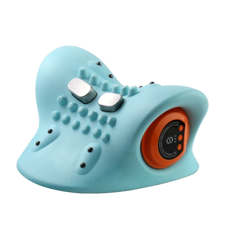 JJ-001 EMS Hot Compress Pulse Multifunctional Shoulder and Neck Massager(Blue) - free shipping - PMC TechLife - Order now!