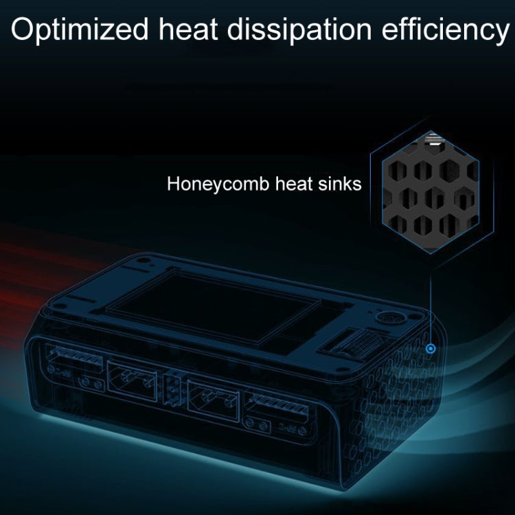 ToolkitRC M6D 500W Toy Airplane Dual Channel Li-Po Battery Balance Charger(Black) - free shipping - PMC Jewellery - Order now!