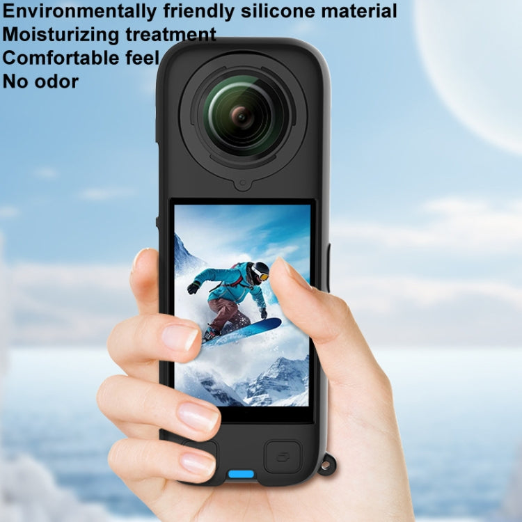 For Insta360 X4 CYNOVA OX4-JST-CY Body Silicone Case(Black) - Case & Bags by CYNOVA | Online Shopping South Africa | PMC TechLife | Buy Now Pay Later Mobicred