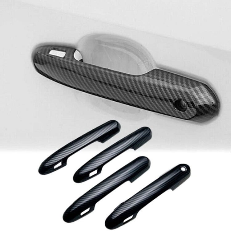 For 2023 Toyota Crown Right-hand Drive Door Handle Protection Cover Decoration(Black) - Decorative Strip by PMC TechLife | Online Shopping South Africa | PMC TechLife | Buy Now Pay Later Mobicred