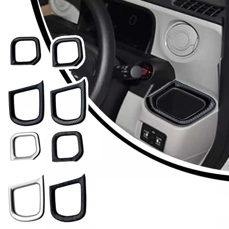 For Honda 2023 N-box JF5/JF6 Right-hand Drive Cup Holder Decorative Frame Patch(Black) - Car Interior Mouldings by PMC TechLife | Online Shopping South Africa | PMC TechLife | Buy Now Pay Later Mobicred