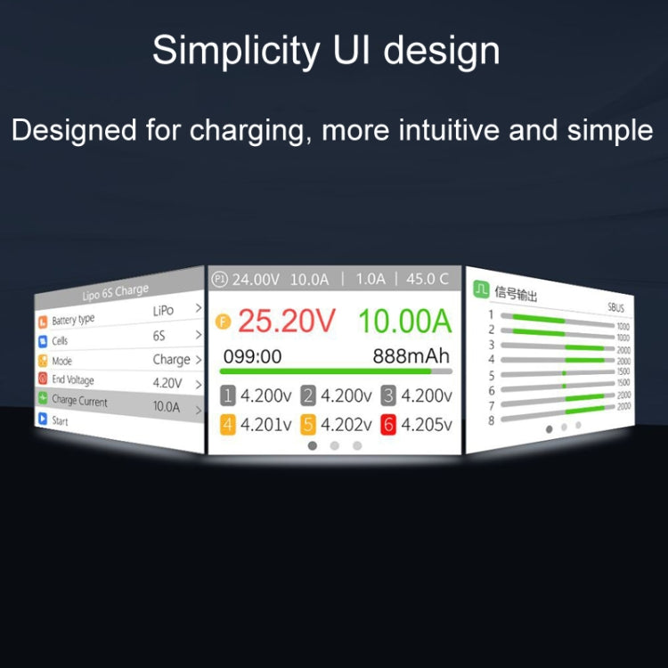 ToolkitRC M7 Boat Model Aviation Li-Po Battery Balance Charger(Black) - free shipping - PMC Jewellery - Order now!