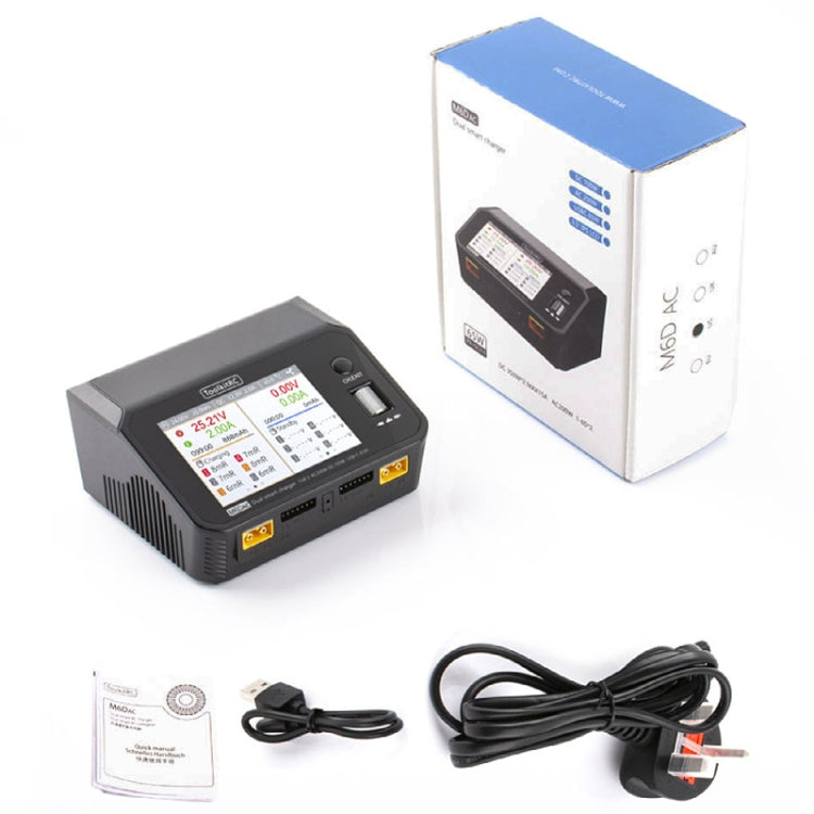 ToolkitRC M6DAC Dual Way Aeromodelling Drone Li-Po Battery Balance Charger(US Plug) - free shipping - PMC Jewellery - Order now!
