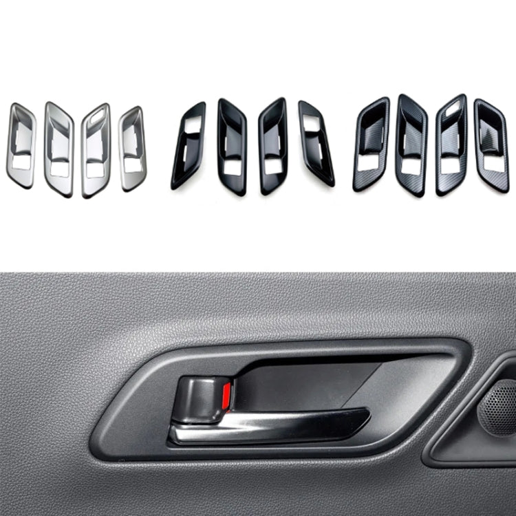 For 2023 Toyota Crown Door Handle Cover Decorative Frame, Style: Right-hand Drive(Carbon Fiber) - free shipping - PMC TechLife - Order now!