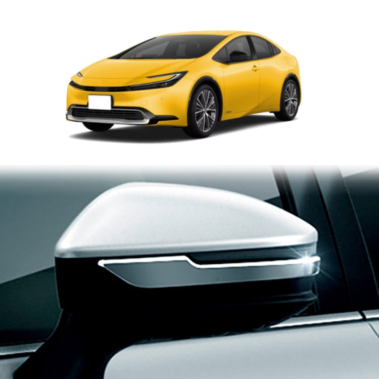 For Toyota 2023 Prius 60 Series Reversing Mirror Bumper Trims(Electroplated Mirror) - Decorative Strip by PMC TechLife | Online Shopping South Africa | PMC TechLife | Buy Now Pay Later Mobicred