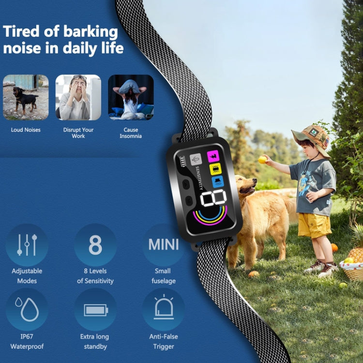 Color Screen Stop Bark Dog Trainer Anti Barking Pet Supplies(Black) - Training Aids by PMC TechLife | Online Shopping South Africa | PMC TechLife | Buy Now Pay Later Mobicred