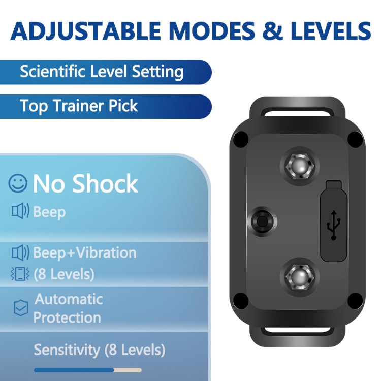 Color Screen Stop Bark Dog Trainer Anti Barking Pet Supplies(Dark Gray) - Training Aids by PMC TechLife | Online Shopping South Africa | PMC TechLife | Buy Now Pay Later Mobicred