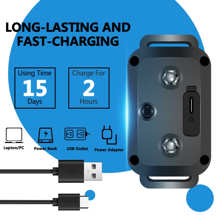 Color Screen Stop Bark Dog Trainer Anti Barking Pet Supplies(Dark Gray) - Training Aids by PMC TechLife | Online Shopping South Africa | PMC TechLife | Buy Now Pay Later Mobicred