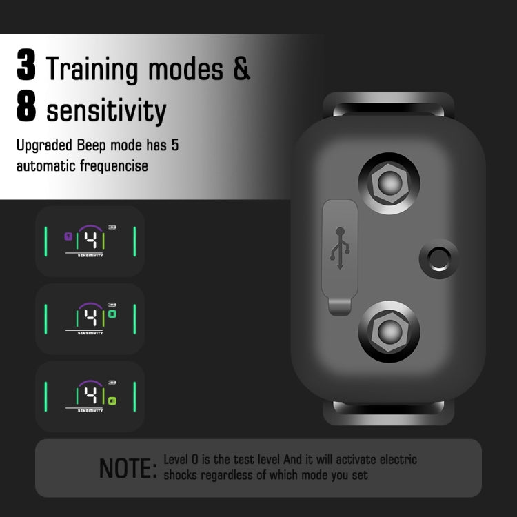 Color Screen Stop Bark Dog Trainer Anti Barking Pet Products(Black) - Training Aids by PMC TechLife | Online Shopping South Africa | PMC TechLife | Buy Now Pay Later Mobicred