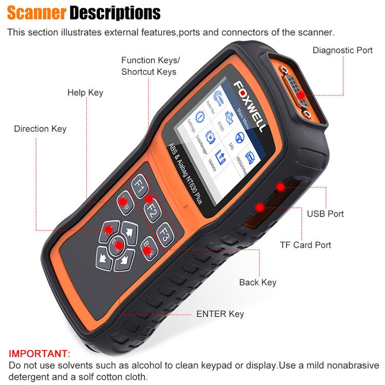 FOXWELL NT630 Plus OBD2 Scanner SRS ABS Code Reader SAS OIL EPB Reset Diagnostic - free shipping - PMC TechLife - Order now!