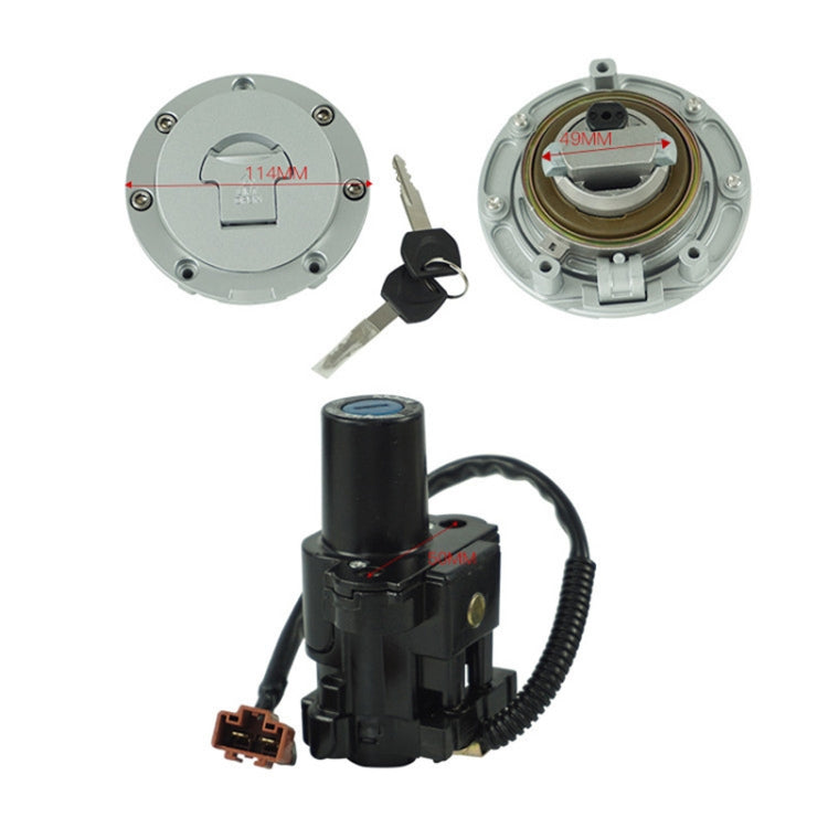 For Honda CBR600RR/CBR1000RR 2008-2014 Fuel Tank Electric Door Lock(TS-CBR600) - Theft Protection by PMC TechLife | Online Shopping South Africa | PMC TechLife | Buy Now Pay Later Mobicred