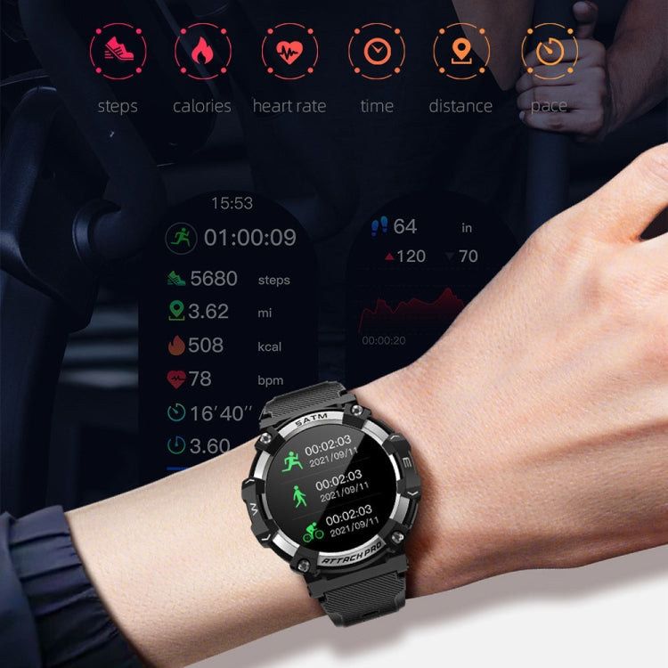 LOKMAT ATTACK 2 PRO 1.39-Inch 5ATM Waterproof Health Monitoring Bluetooth Smart Watch(Gold) - free shipping - PMC TechLife - Order now!