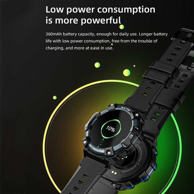 LOKMAT ATTACK 2 PRO 1.39-Inch 5ATM Waterproof Health Monitoring Bluetooth Smart Watch(Royal Blue) - free shipping - PMC TechLife - Order now!