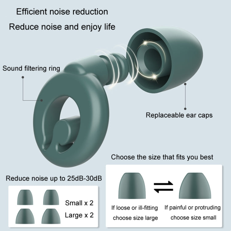 Silicone Sleep Soundproof Noise Reducing Earplugs Swimming Waterproof Earplugs(Green) - free shipping - PMC TechLife - Order now!