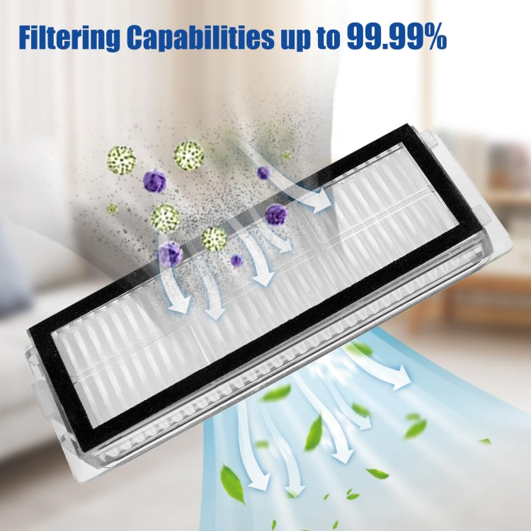 For Dreame L20 Ultra / X20 Pro / X20 Pro Plus Robot Vacuum Accessories 1 White Rubber Brush Cover - For Xiaomi Accessories by PMc TechLife | Online Shopping South Africa | PMc TechLife | Buy Now Pay Later Mobicred