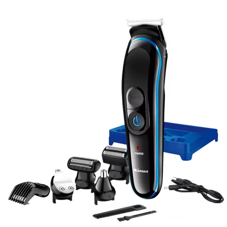 MARSKE MS-5010 Electric Hair Clipper 5 In 1 Multi-function Shaver Rechargeable Styler(USB Without Plug) - Hair Trimmer by MARSKE | Online Shopping South Africa | PMc TechLife | Buy Now Pay Later Mobicred