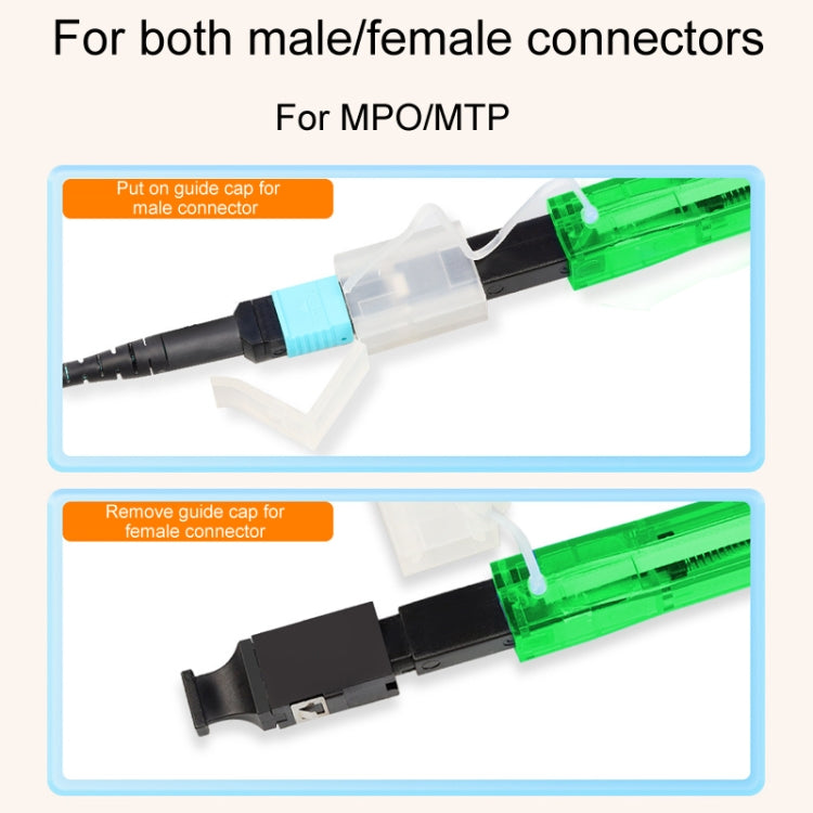 For MPO / MTP Fiber Optic Cleaning Pen Optical Module Ferrule Endface Cleaner(Green) - Lan Cable and Tools by PMC Jewellery | Online Shopping South Africa | PMC Jewellery | Buy Now Pay Later Mobicred