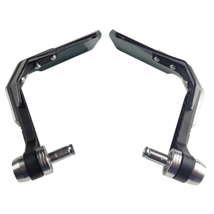 4 In 1 Motorcycle Modification Accessories Horn Windshield Windproof Protective Cover+Handlebar Plastic Throttle Grip Accessories(Silver) - Grips by PMC TechLife | Online Shopping South Africa | PMC TechLife | Buy Now Pay Later Mobicred