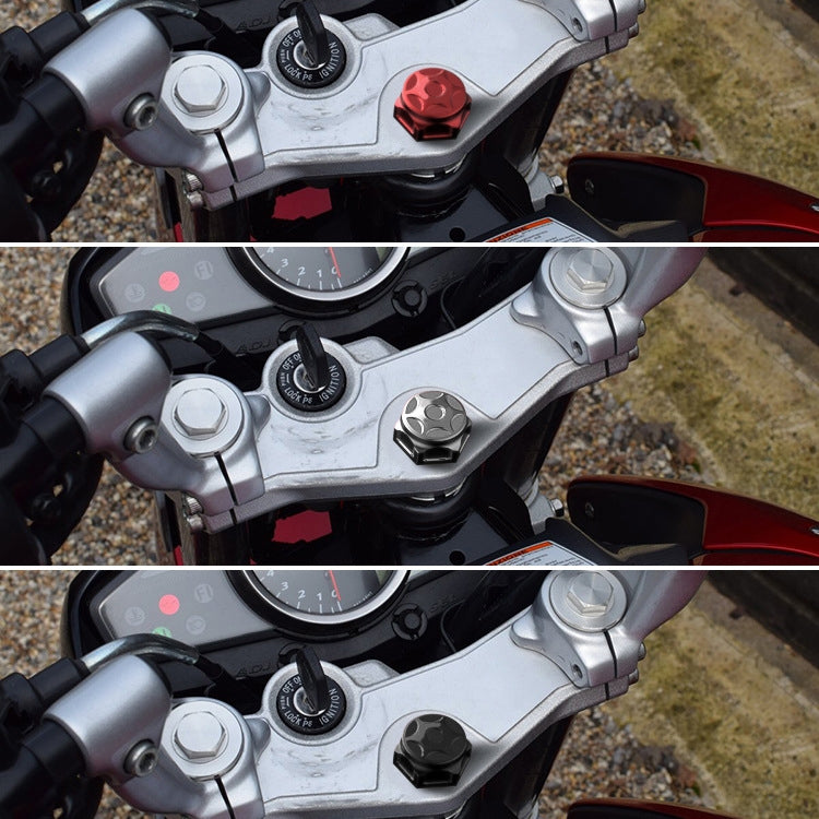 Motorcycle Light Bee Uplink Screws Uplink Modification Screws Decorative Cover(Red) - Others by PMC TechLife | Online Shopping South Africa | PMC TechLife | Buy Now Pay Later Mobicred