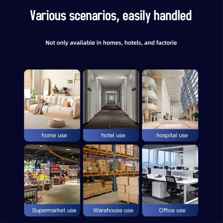 QSQ218 Multifunctional LED Household Indoor High-power Ultrasonic Mouse Repellent EU Plug(Black) - Repellents by PMc TechLife | Online Shopping South Africa | PMc TechLife | Buy Now Pay Later Mobicred