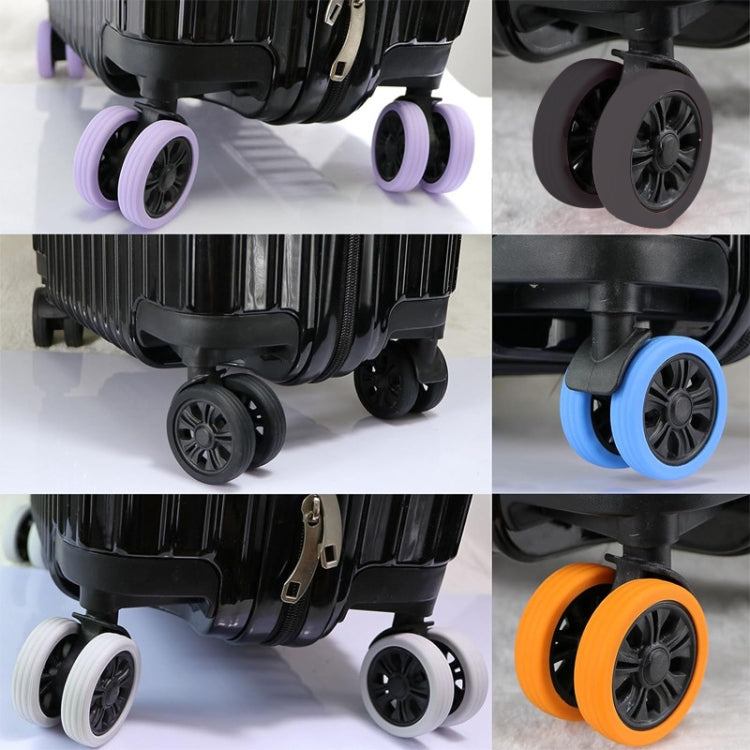 8pcs /Set Luggage Wheel Silicone Protective Cover Swivel Chair Wheel Sound Reducing Cover, Size: Large 5-7cm Wheels(4 Generation Pink) - Accessories by PMC TechLife | Online Shopping South Africa | PMC TechLife | Buy Now Pay Later Mobicred