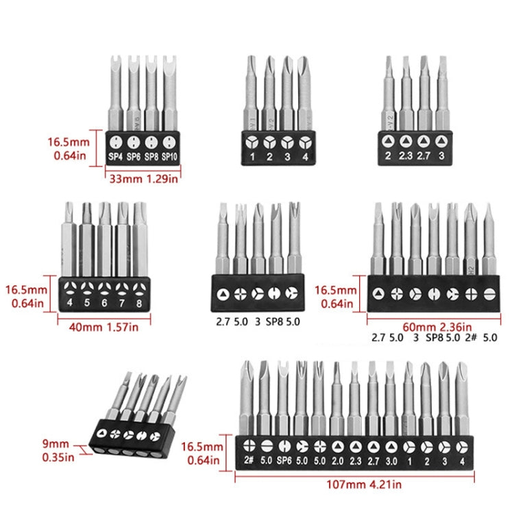 13pcs / Set Profile Bit Chrome Vanadium Steel Bit Set Appliance Repair Electrical Drill Accessories With Magnetic - Drill & Drill Bits by PMC TechLife | Online Shopping South Africa | PMC TechLife | Buy Now Pay Later Mobicred