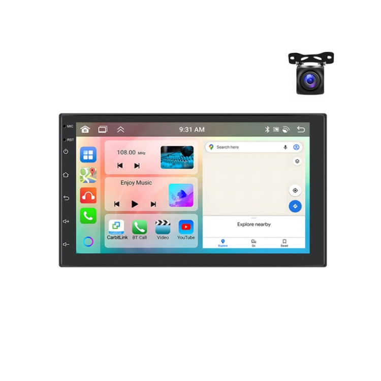 7inch Android 13.0 Dual Butt Universal Wireless Carplay Car Navigation Center Control All-In-One Monitor(Standard+AHD Camera) - Car MP3 & MP4 & MP5 by PMC TechLife | Online Shopping South Africa | PMC TechLife | Buy Now Pay Later Mobicred
