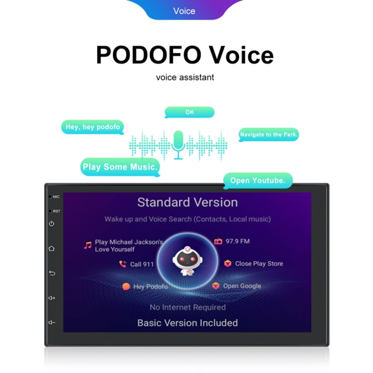 7inch Android 13.0 Dual Butt Universal Wireless Carplay Car Navigation Center Control All-In-One Monitor(Standard+AHD Camera) - Car MP3 & MP4 & MP5 by PMC TechLife | Online Shopping South Africa | PMC TechLife | Buy Now Pay Later Mobicred