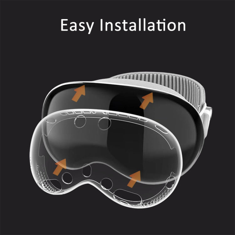 For Apple Vision Pro 4 In 1 Kit Lens Cover Battery Protection Case Accessories, Spec: A Style Black - VR Accessories by PMC TechLife | Online Shopping South Africa | PMC TechLife | Buy Now Pay Later Mobicred